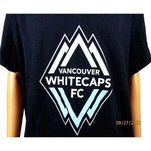 Women's Majestic Vancouver Whitecaps FC Football Club V Neck T Shirt 4XL‎ NWT